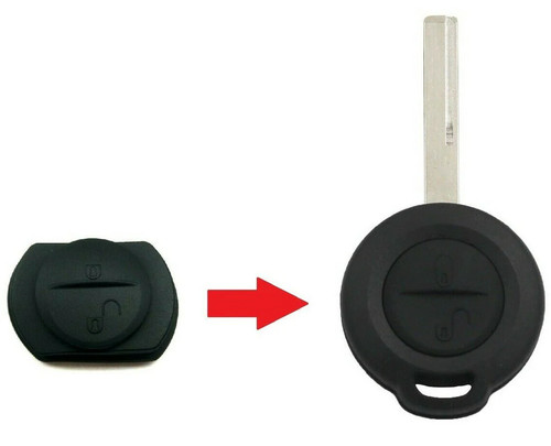 Button remote key - 2, rubber